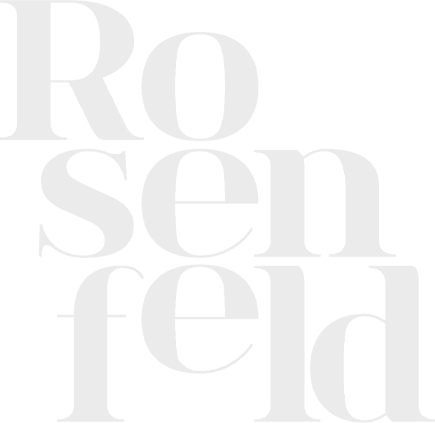 לוגו לבן ללא רקע - רוזנפלד